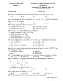 Đề thi KSCL THPT Quốc gia môn Toán năm 2017-2018 - Sở GD&ĐT Vĩnh Phúc - Mã đề 112