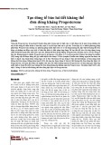 Tạo dòng tế bào lai tiết kháng thể đơn dòng kháng Progesterone