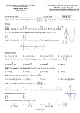 Đề kiểm tra HK1 môn Toán lớp 12 năm 2018-2019 - THPT Nguyễn Trãi - Mã đề 202