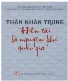  thân nhân trung hiền tài nguyên khí quốc gia - nxb chính trị quốc gia