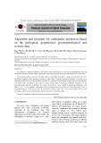 Algorithm and program for earthquake prediction based on the geological, geophysical, geomorphological and seismic data