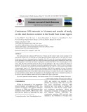 Continuous GPS network in Vietnam and results of study on the total electron content in the South East Asian region