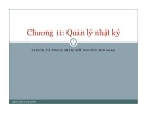 Bài giảng Linux và phần mềm mã nguồn mở: Chương 11 - TS. Hà Quốc Trung