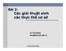 Bài giảng Đồ họa máy tính: Bài 2 - Lê Tấn Hùng