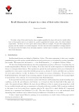 Krull dimension of types in a class of first-order theories
