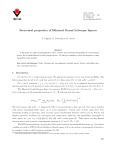 Structural properties of bilateral Grand Lebesque spaces