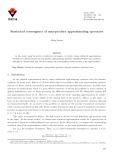 Statistical convergence of max-product approximating operators