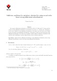 Sufficient conditions for univalence obtained by using second order linear strong differential subordinations