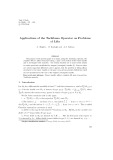 Applications of the Tachibana operator on problems of lifts
