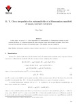 B. Y. Chen inequalities for submanifolds of a Riemannian manifold of quasi-constant curvature