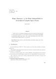 Shape operator AH for slant submanifolds in generalized complex space forms