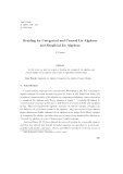 Braiding for categorical and crossed lie algebras and simplicial lie algebras