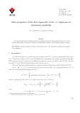 Some properties of the first eigenvalue of the p(x)-laplacian on riemannian manifolds