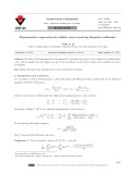 Trigonometric expressions for infinite series involving binomial coefficients