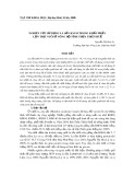 Nghiên cứu sử dụng lá sắn km 94 trong khẩu phần  lợn thịt nuôi ở nông hộ tỉnh Thừa Thiên Huế