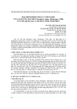 Đặc điểm hình thái và tiếng kêu của loài cóc mắt bên xenophrys major (boulenger, 1908) ở vườn Quốc gia Tam Đảo, tỉnh Vĩnh Phúc