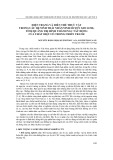 Hiện trạng và diễn thế thực vật trong các hệ sinh thái nhân sinh huyện Gio Linh, tỉnh Quảng Trị hình thành sau tác động của chất diệt cỏ trong chiến tranh