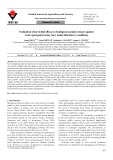 Evaluation of larvicidal efficacy of indigenous plant extracts against Culex quinquefasciatus (Say) under laboratory conditions