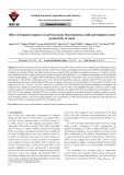 Effect of irrigation regimes on carbon isotope discrimination, yield and irrigation water productivity of wheat