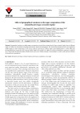 Effect of geographical variation on the sugar composition of the oriental beech (Fagus orientalis Lipsky)