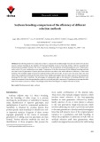 Soybean breeding: Comparison of the efficiency of different selection methods