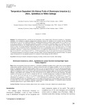 Temperature dependent life history traits of Brevicoryne brassicae (L.) (Hom., aphididae) on White Cabbage