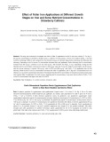 Effect of foliar iron applications at different growth stages on iron and some nutrient concentrations in strawberry cultivars