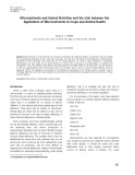Micronutrients and animal nutrition and the link between the application of micronutrients to crops and animal health