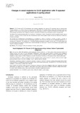 Changes in weed response to 2,4-D application with 5 repeated applications in spring wheat