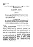 Strength of individual soil aggregates against crushing forces I. influence of aggregate characteristics