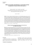 Effects of inoculation with Rhizobium on seed yield and yield components of common vetch (Vicia sativa L.)