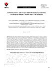 Determination of gene escape and fruit quality characteristics in transgenic melon (Cucumis melo L. var. inodorus)