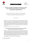 The effect of nitrogen and phosphorus fertilization on yield, some fruit characteristics, hormone concentrations, and alternate bearing in pistachio