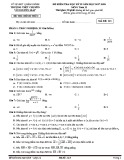 Đề thi học kì 2 môn Toán 11 năm 2017-2018 có đáp án - Trường THPT chuyên Võ Nguyên Giáp - Mã đề 113
