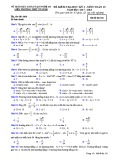 Đề thi học kì 2 môn Toán 10 năm 2017-2018 có đáp án - Sở GD&ĐT Nghệ An - Mã đề 510