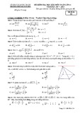 Đề thi học kì 2 môn Toán 11 năm 2017-2018 có đáp án - Trường THPT Lê Quý Đôn - Mã đề 114