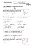 Đề thi học kì 2 môn Toán 11 năm 2017-2018 có đáp án - Trường THPT Lê Quý Đôn - Mã đề 116