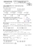 Đề thi học kì 2 môn Toán 11 năm 2017-2018 có đáp án - Trường THPT Lê Quý Đôn - Mã đề 115