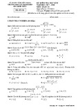 Đề thi học kì 2 môn Toán 10 năm 2017-2018 - Trường THPT Lê Thanh Hiền