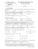 Đề thi học kì 1 môn Toán 11 năm 2017-2018 có đáp án - Trường THPT Nguyễn Sỹ Sách - Mã đề 879