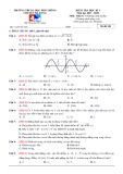 Đề thi học kì 1 môn Toán 11 năm 2017-2018 có đáp án - Trường THPT chuyên Hạ Long - Mã đề 101