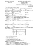 Đề thi học kì 1 môn Toán 12 năm 2017- 2018 có đáp án - Sở GD&ĐT Bắc Giang - Mã đề 128
