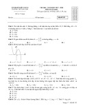 Đề thi học kì 1 môn Toán 12 năm 2017- 2018 có đáp án - Trường THPT Sóc Sơn - Mã đề 153