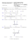 Đề thi học kì 1 môn Toán 12 năm 2018-2019 có đáp án - Trường THPT chuyên Long An - Mã đề 123