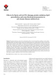 Effects of α-lipoic acid on DNA damage, protein oxidation, lipid peroxidation, and some biochemical parameters in sub-chronic thinner-addicted rats