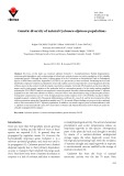 Genetic diversity of natural Cyclamen alpinum populations