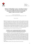 Influence of Phytophthora capsici L. inoculation on disease severity, necrosis length, peroxidase and catalase activity, and phenolic content of resistant and susceptible pepper (Capsicum annuum L.) plants