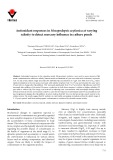 Antioxidant responses in Mesopodopsis zeylanica at varying salinity to detect mercury influence in culture ponds