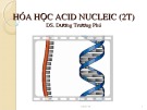 Bài giảng Hóa học Acid Nucleic