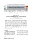Inclusive Learning Environment for Students with Disabilities in Vietnam’s Higher Education – An Analysis of the Existing Policies and Legal Framework
